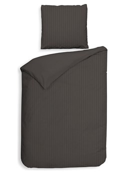Heckett Lane Komplet pościeli satynowej &quot;Banda&quot; w kolorze antracytowym ze sklepu Limango Polska w kategorii Pościele - zdjęcie 187703088