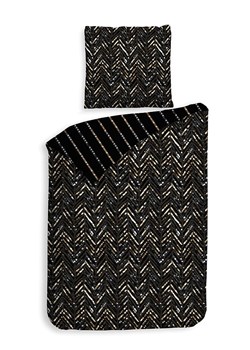 Heckett Lane Komplet pościeli satynowej &quot;Maxime&quot; w kolorze czarnym ze sklepu Limango Polska w kategorii Pościele - zdjęcie 187703457