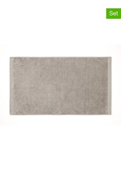 HNL Ręczniki kąpielowe (2 szt.) &quot;Premium&quot; w kolorze szarym ze sklepu Limango Polska w kategorii Ręczniki - zdjęcie 187703759