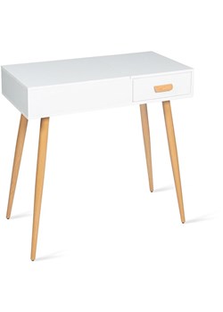 IDOMYA Essentials Toaletka &quot;Serena&quot; w kolorze biało-jasnobrązowym - 80 x 75 x 39 cm ze sklepu Limango Polska w kategorii Meble - zdjęcie 187704969