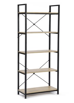 IDOMYA Essentials Regał stojący w kolorze czarno-jasnobrązowym - 60 x 170 x 30 cm ze sklepu Limango Polska w kategorii Regały i witryny - zdjęcie 187705105
