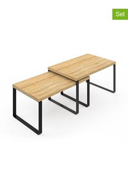 IDOMYA Essentials Regały (4 szt.) w kolorze czarno-jasnobrązowym ze sklepu Limango Polska w kategorii Regały i witryny - zdjęcie 187705147