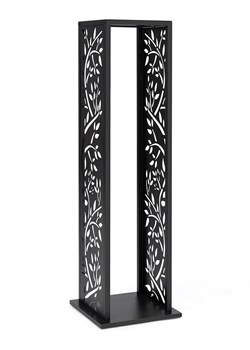 IDOMYA Essentials Stojak w kolorze czarnym na drewno opałowe - 33 x 112 x 33 cm ze sklepu Limango Polska w kategorii Regały i witryny - zdjęcie 187705575