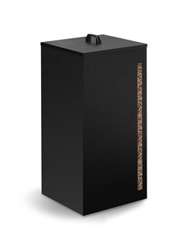 IDOMYA Essentials Stojak w kolorze czarnym na drewno opałowe - 35,5 x 56,5 x 35,5 cm ze sklepu Limango Polska w kategorii Regały i witryny - zdjęcie 187705609