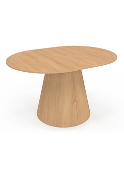 IDOMYA Factory Stół rozsuwany &quot;Elvis&quot; w kolorze jasnobrązowym - wys. 75 x  Ø 110 cm ze sklepu Limango Polska w kategorii Stoliki kawowe - zdjęcie 187705796