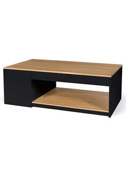 IDOMYA Essentials Ława w kolorze jasnobrązowo-czarnym - 110 x 45 x 60 cm ze sklepu Limango Polska w kategorii Stoliki kawowe - zdjęcie 187705928