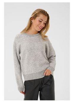 Kaffe Sweter w kolorze szaro-białym ze sklepu Limango Polska w kategorii Swetry damskie - zdjęcie 187707778