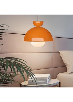 ABERTO DESIGN Lampa wisząca w kolorze pomarańczowym - wys. 15 x Ø 25 cm ze sklepu Limango Polska w kategorii Oświetlenie - zdjęcie 187707976