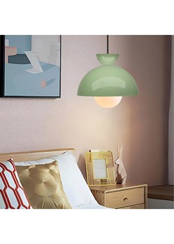 ABERTO DESIGN Lampa wisząca w kolorze zielonym - wys. 15 x Ø 25 cm ze sklepu Limango Polska w kategorii Oświetlenie - zdjęcie 187707979