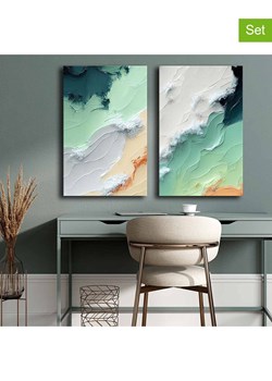 ABERTO DESIGN Druki (2 szt.) na płótnie - 45 x 70 cm ze sklepu Limango Polska w kategorii Obrazy - zdjęcie 187708028