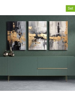 ABERTO DESIGN Druki (3 szt.) na płótnie - 70 x 45 cm ze sklepu Limango Polska w kategorii Obrazy - zdjęcie 187708057