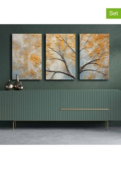 ABERTO DESIGN Druki (3 szt.) na płótnie - 70 x 45 cm ze sklepu Limango Polska w kategorii Obrazy - zdjęcie 187708077