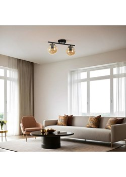 ABERTO DESIGN Lampa sufitowa w kolorze czarno-beżowym - 36 x 20 cm ze sklepu Limango Polska w kategorii Oświetlenie - zdjęcie 187708185