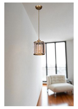 ABERTO DESIGN Lampa wisząca w kolorze złotym - wys. 80 cm ze sklepu Limango Polska w kategorii Oświetlenie - zdjęcie 187708216