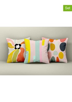 ABERTO DESIGN Poszewki (3 szt.) ze wzorem na poduszki ze sklepu Limango Polska w kategorii Poduszki dekoracyjne - zdjęcie 187708435