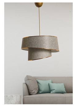 ABERTO DESIGN Lampa wisząca &quot;Barette&quot; w kolorze beżowym - Ø 32 cm ze sklepu Limango Polska w kategorii Oświetlenie - zdjęcie 187708636