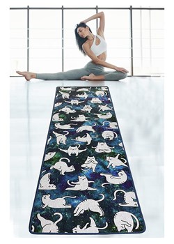 ABERTO DESIGN Dywan w kolorze granatowo-białym do jogi ze sklepu Limango Polska w kategorii Dywany - zdjęcie 187708725