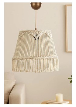 ABERTO DESIGN Lampa wisząca w kolorze kremowym - wys. 57 x Ø 30 cm ze sklepu Limango Polska w kategorii Oświetlenie - zdjęcie 187708735