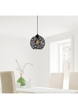 ABERTO DESIGN Lampa wisząca w kolorze czarnym - wys. 119 x Ø 25 cm ze sklepu Limango Polska w kategorii Oświetlenie - zdjęcie 187709115