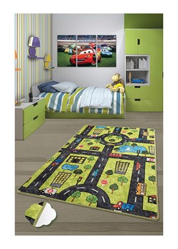 ABERTO DESIGN Dywan &quot;Green City&quot; w kolorze szaro-zielonym ze sklepu Limango Polska w kategorii Tekstylia dziecięce - zdjęcie 187709175