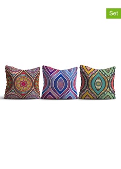 ABERTO DESIGN Poszewki (3 szt.) ze wzorem na poduszki ze sklepu Limango Polska w kategorii Poduszki dekoracyjne - zdjęcie 187709246