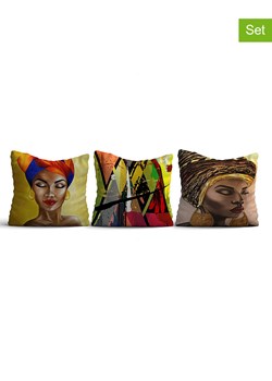 ABERTO DESIGN Poszewki (3 szt.) ze wzorem na poduszki ze sklepu Limango Polska w kategorii Poduszki dekoracyjne - zdjęcie 187709249
