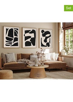 ABERTO DESIGN Druki artystyczne (3 szt.) w ramce ze sklepu Limango Polska w kategorii Obrazy - zdjęcie 187709278