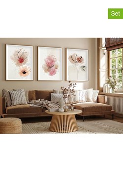 ABERTO DESIGN Druki artystyczne (3 szt.) w drewnianej ramce ze sklepu Limango Polska w kategorii Obrazy - zdjęcie 187709285