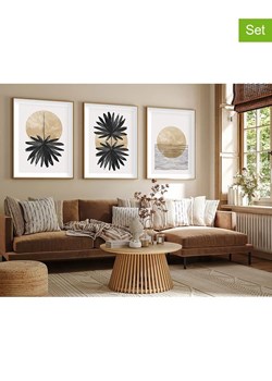 ABERTO DESIGN Druki artystyczne (3 szt.) w ramce ze sklepu Limango Polska w kategorii Obrazy - zdjęcie 187709295