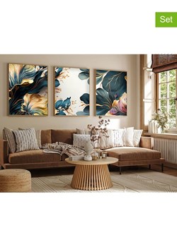 ABERTO DESIGN Druki artystyczne (3 szt.) w ramce ze sklepu Limango Polska w kategorii Obrazy - zdjęcie 187709305