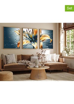 ABERTO DESIGN Druki artystyczne (3 szt.) w ramce ze sklepu Limango Polska w kategorii Obrazy - zdjęcie 187709308