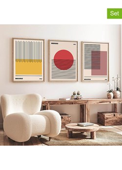 ABERTO DESIGN Druki artystyczne (3 szt.) w ramce ze sklepu Limango Polska w kategorii Obrazy - zdjęcie 187709315