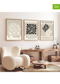 ABERTO DESIGN Druki artystyczne (3 szt.) w ramce ze sklepu Limango Polska w kategorii Obrazy - zdjęcie 187709325