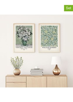 ABERTO DESIGN Druki artystyczne (2 szt.) w ramce ze sklepu Limango Polska w kategorii Obrazy - zdjęcie 187709339