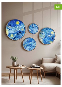 ABERTO DESIGN Druki artystyczne (4 szt.) w drewnianej ramce ze sklepu Limango Polska w kategorii Obrazy - zdjęcie 187709346