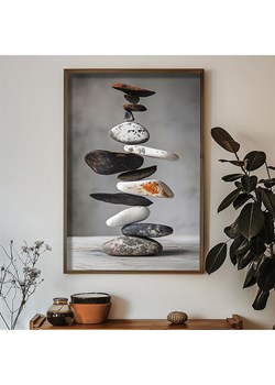 ABERTO DESIGN Druk artystyczny w drewnianej ramce - 70 x 50 cm ze sklepu Limango Polska w kategorii Obrazy - zdjęcie 187709416