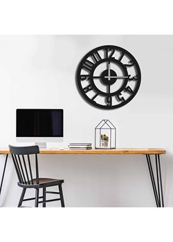 ABERTO DESIGN Zegar ścienny w kolorze czarnym - Ø 49 cm ze sklepu Limango Polska w kategorii Zegary - zdjęcie 187709727