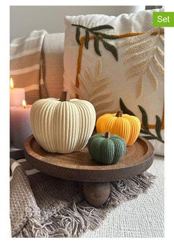 ABERTO DESIGN Dekoracje (3 szt.) w kolorze kremowym, żółtym i turkusowym ze sklepu Limango Polska w kategorii Dekoracje - zdjęcie 187709939