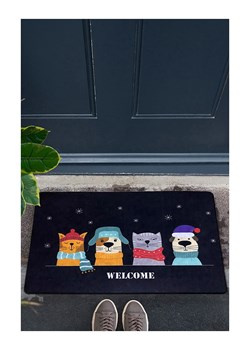 ABERTO DESIGN Wycieraczka w kolorze granatowym ze sklepu Limango Polska w kategorii Dom - zdjęcie 187709946