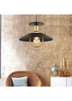 ABERTO DESIGN Lampa wisząca w kolorze złoto-czarnym - wys. 23 x Ø 30 cm ze sklepu Limango Polska w kategorii Oświetlenie - zdjęcie 187709969