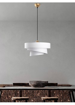 ABERTO DESIGN Lampa wisząca w kolorze białym - Ø 40 cm ze sklepu Limango Polska w kategorii Oświetlenie - zdjęcie 187710125