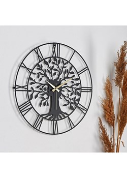 ABERTO DESIGN Zegar ścienny &quot;Vita&quot; w kolorze czarnym - Ø 41 cm ze sklepu Limango Polska w kategorii Zegary - zdjęcie 187710275