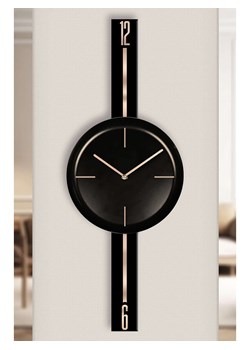 ABERTO DESIGN Zegar ścienny w kolorze czarnym - 30 x 80 cm ze sklepu Limango Polska w kategorii Zegary - zdjęcie 187710288