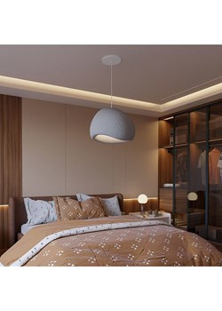 ABERTO DESIGN Lampa wisząca w kolorze szarym - Ø 42 cm ze sklepu Limango Polska w kategorii Oświetlenie - zdjęcie 187710309