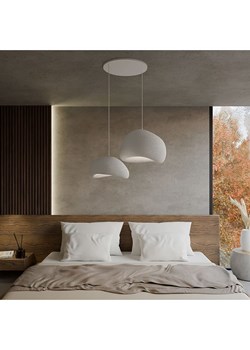 ABERTO DESIGN Lampa wisząca w kolorze białym - 75 x 120 cm ze sklepu Limango Polska w kategorii Oświetlenie - zdjęcie 187710358