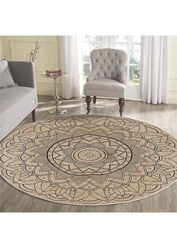 ABERTO DESIGN Dywan w kolorze beżowym ze wzorem ze sklepu Limango Polska w kategorii Dywany - zdjęcie 187710496