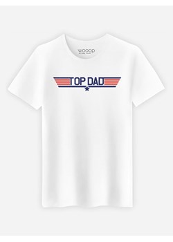 WOOOP Koszulka &quot;Top Dad&quot; w kolorze białym ze sklepu Limango Polska w kategorii T-shirty męskie - zdjęcie 187710785