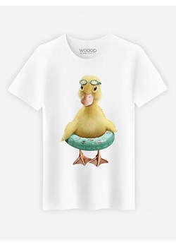 WOOOP Koszulka &quot;Duck Bouee&quot; w kolorze białym ze sklepu Limango Polska w kategorii T-shirty męskie - zdjęcie 187710796