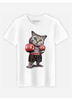 WOOOP Koszulka &quot;Boxing Art&quot; w kolorze białym ze sklepu Limango Polska w kategorii T-shirty męskie - zdjęcie 187710798