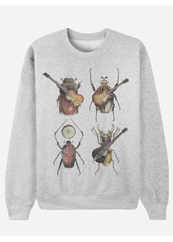 WOOOP Bluza &quot;Beetles&quot; w kolorze szarym ze sklepu Limango Polska w kategorii Bluzy damskie - zdjęcie 187710847